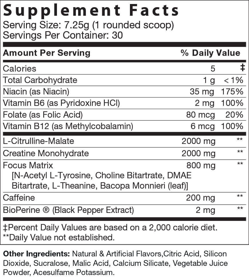 Pre-workout Fruit Punch